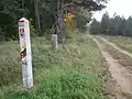 Grenzstein bei Krastinieki 56.42211522.190677 Oktober&nbsp;2011