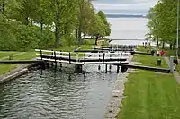 Borenshultschleusen am Göta-Kanal, Schweden