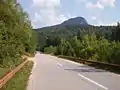 Auffahrt von Pale in Richtung Prača