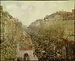 Le Boulevard Montmartre, mardi gras, après-midi