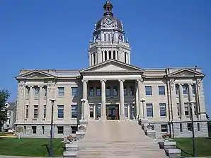 Bourbon County Courthouse in Paris, gelistet im NRHP Nr. 74000851
