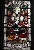 Zwei Brüder und eine Schwester von Pierre Trousseau mit der heiligen Agnes (?)