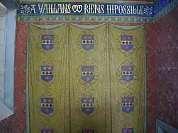 Oratorium des Jacques Coeur mit seinem Wappen und seiner Devise