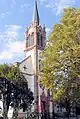 Südseite der Kirche Saint-Charles