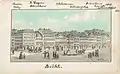 Brühl in Leipzig, vor 1880