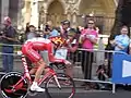 Bradley Wiggins auf der Fahrt durch die Londoner Innenstadt