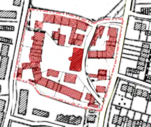 Bebauung der Kernzone Branchweilerhof (2014)