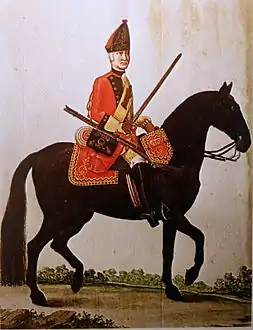 Grenadier à cheval (Garde&nbsp;B), um 1760