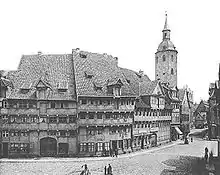 Haus 21 (links) um 1894