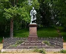Das Gauß-Denkmal 1879/80 von Fritz Schaper entworfen