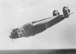 Breda Ba.88 im Sturzflug