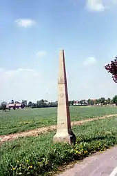 Ganzmeilensäule an der Straße Breitenau – Liebenau