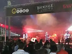 Die österreichische Popband Herbstrock, Breminale 2009