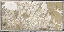 Carte des environs de Schönbrun et ceux de Laxemburg, 1755