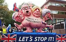 Anti-Brexit-Protestwagen, Manchester (2017)