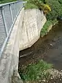 Mündung von der Brücke der A97
