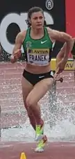 Bridget Franek – als Fünfte in 9:43,09&nbsp;min eigentlich für das Finale&nbsp;qualifiziert