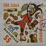 500 Jahre Till Eulenspiegel Marke vom 7. Juli 2011
