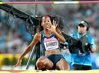 Die neuntplatzierte Brigetta&nbsp;Barrett
