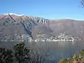 Brissago am Fusse des Berges Ghiridone, von Osten