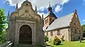 Bassewitzsches Mausoleum und Kirche in Bristow