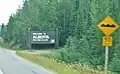 Grenze zwischen British Columbia und Alberta