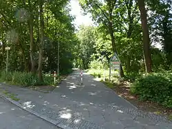Hochspannungsweg in Berlin-Britz