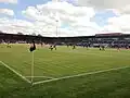 Der Broadhurst Park während der Testveranstaltung am 16. Mai 2015