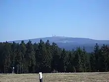 Blick von der Harzhochstraße auf den Brocken