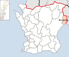 Lage der Gemeinde Bromölla