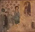 Wandmalerei in der Kirche von Bromma