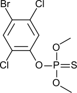 Strukturformel von Bromophos