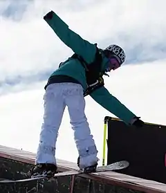 Brooke Voigt beim Slopestyle-Weltcup 2010 in Calgary