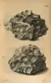 Zeichnerische Hervorhebung von Regmaglypten (Broumovský-Meteorit)