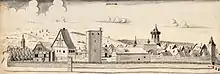 Bruchsal vor der Zerstörung 1689