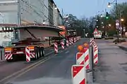 Brückenelement vor dem Einbau