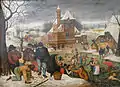 Brueghel der Jüngere, Szene beim Eislaufen