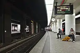 Modernisierte Bahnsteige
