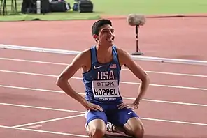 Bryce Hoppel bei den Weltmeisterschaften 2019 in Doha