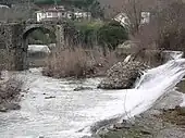 Die Brückeruine nahe der Molino di Bucine