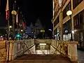 1924 errichtete Balustrade am Deák Ferenc tér