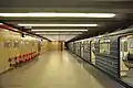 Bahnsteig vor der Renovierung