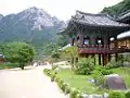 Tempel im Seoraksan-Nationalpark.