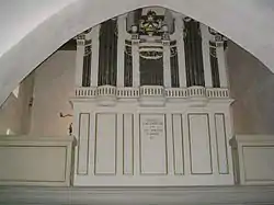 Blick auf die Orgel