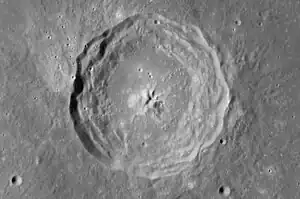 Bullialdus (LROC-WAC)