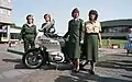 BMW R 80 RT des BGS bei der Vorstellung der neuen Uniformen im Jahr 1987