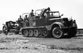 3-t-Zugmaschine mit lFH 10,5-cm, Woronesch, August 1942