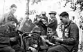 Soldaten des II. Bataillons Bergmann 1944 in Polen