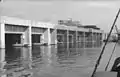 Bau des U-Boot-Bunkers, Propagandaaufnahme, April 1942