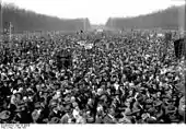 Demonstration am 1. Mai in Berlin-Treptow